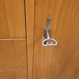 Vintage 1960s 4-drawer, 1-door cabinet