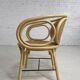 Fauteuil en rotin et cannage