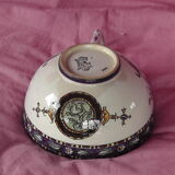 Lunch Faience toast of Gien XIXem century