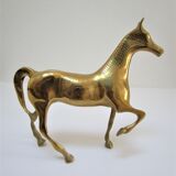 Vintage solid brass horse
