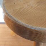 Massue stool, Charlotte Perriand, for Les Arcs 1975