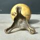 Antique JL & Cie terrestrial globe | Gilded metal base | 19th century | 20.5 cm