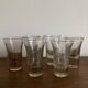 Set de 6 gobelets Biot rose des sables 1960 signés