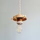 Art Deco satin glass pendant light, Skyscraper type (6 available)