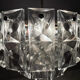 Mid-century chandelier/ceiling lamp by Kinkeldey, Germany, 1970s.