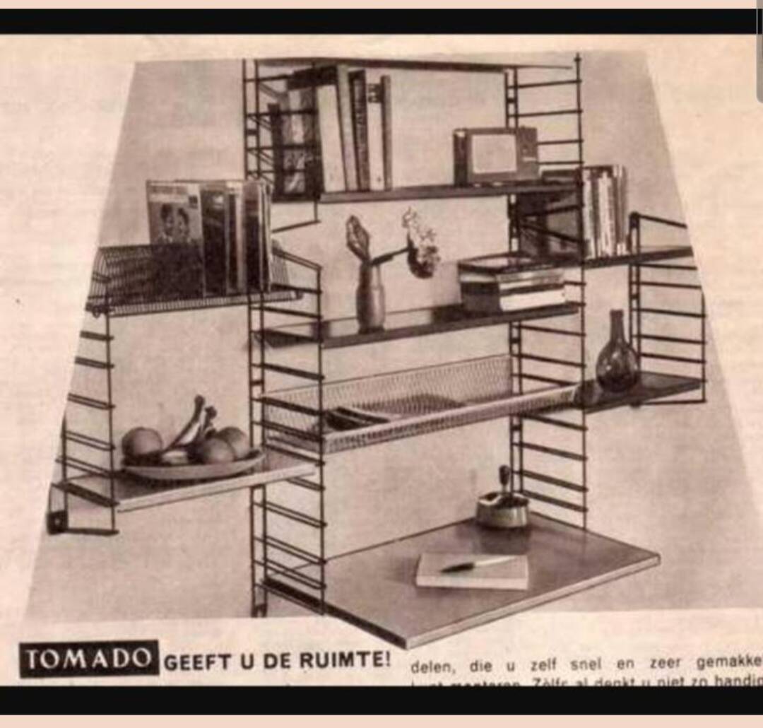 Tomado Teck Triple Etagère Vintage 60'70'