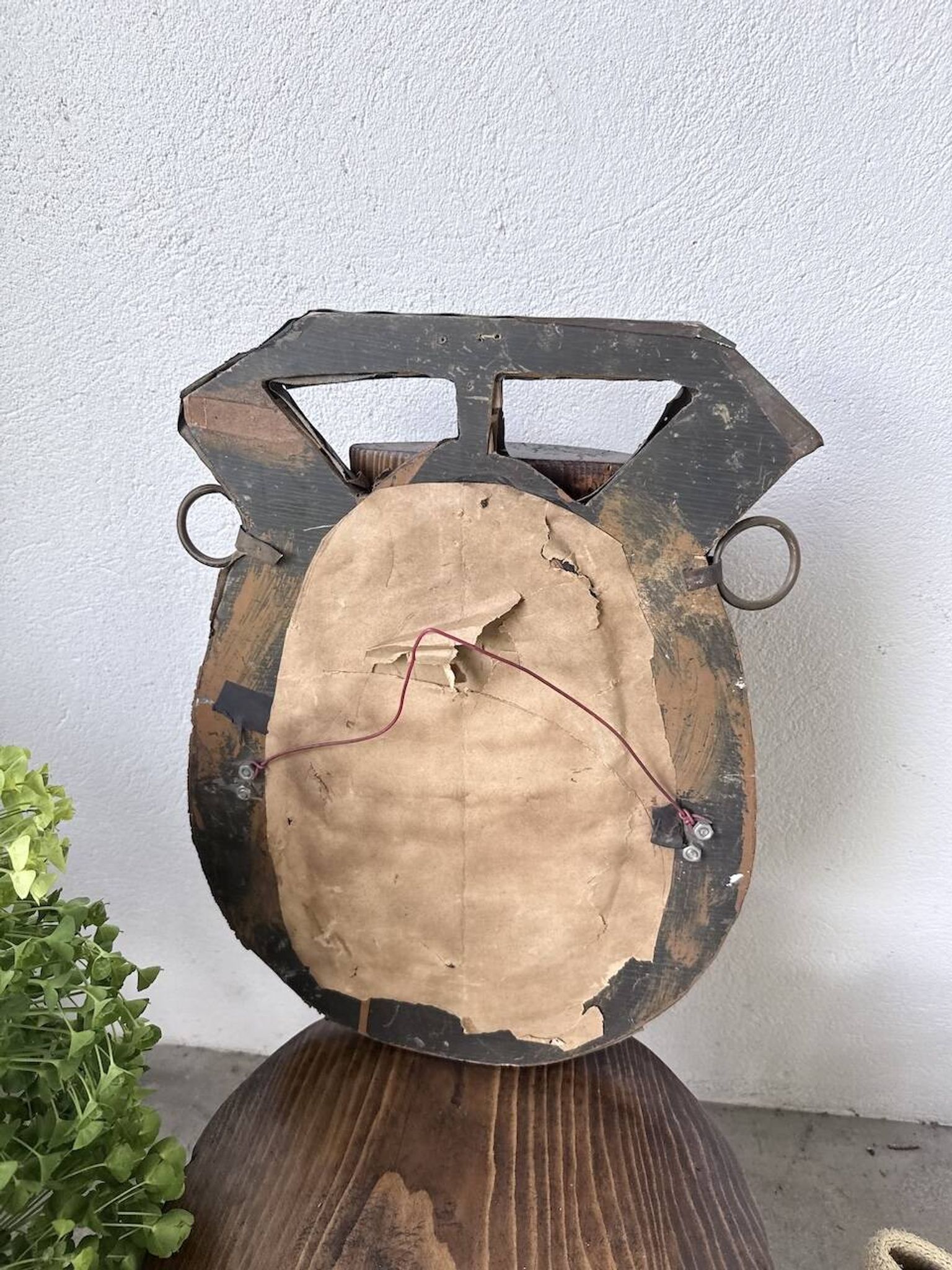 Brutalist handcrafted mirror "horse"