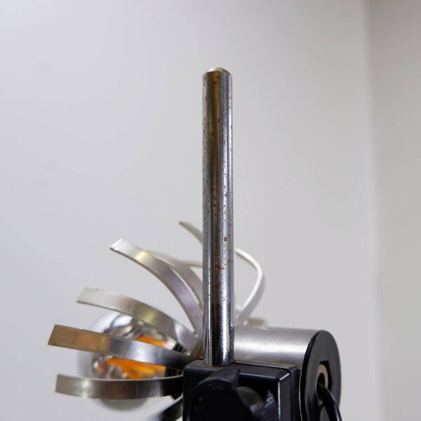 3-light adjustable flowers floor lamp - 1970s