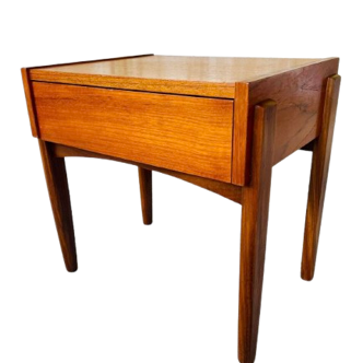 Vintage Scandinavian teak bedside table circa 1960's