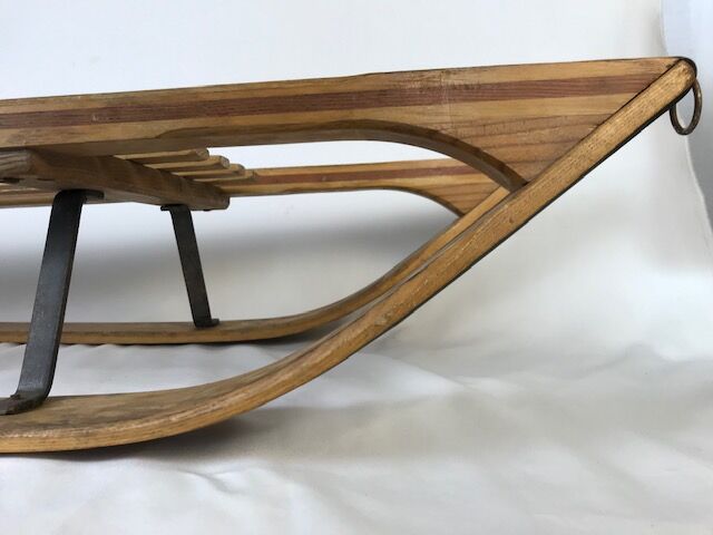 Wood luge "Megève's sled"