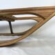 Wood luge "Megève's sled"