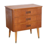Scandinavian vintage teak chest of drawers 1960