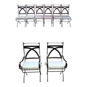 lot de 8 chaises