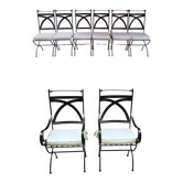 Lot de 8 chaises