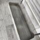 Large vintage metal 3 tier shelf