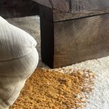 Wasi Sabi Brutalist Solid Wood Coffee Table