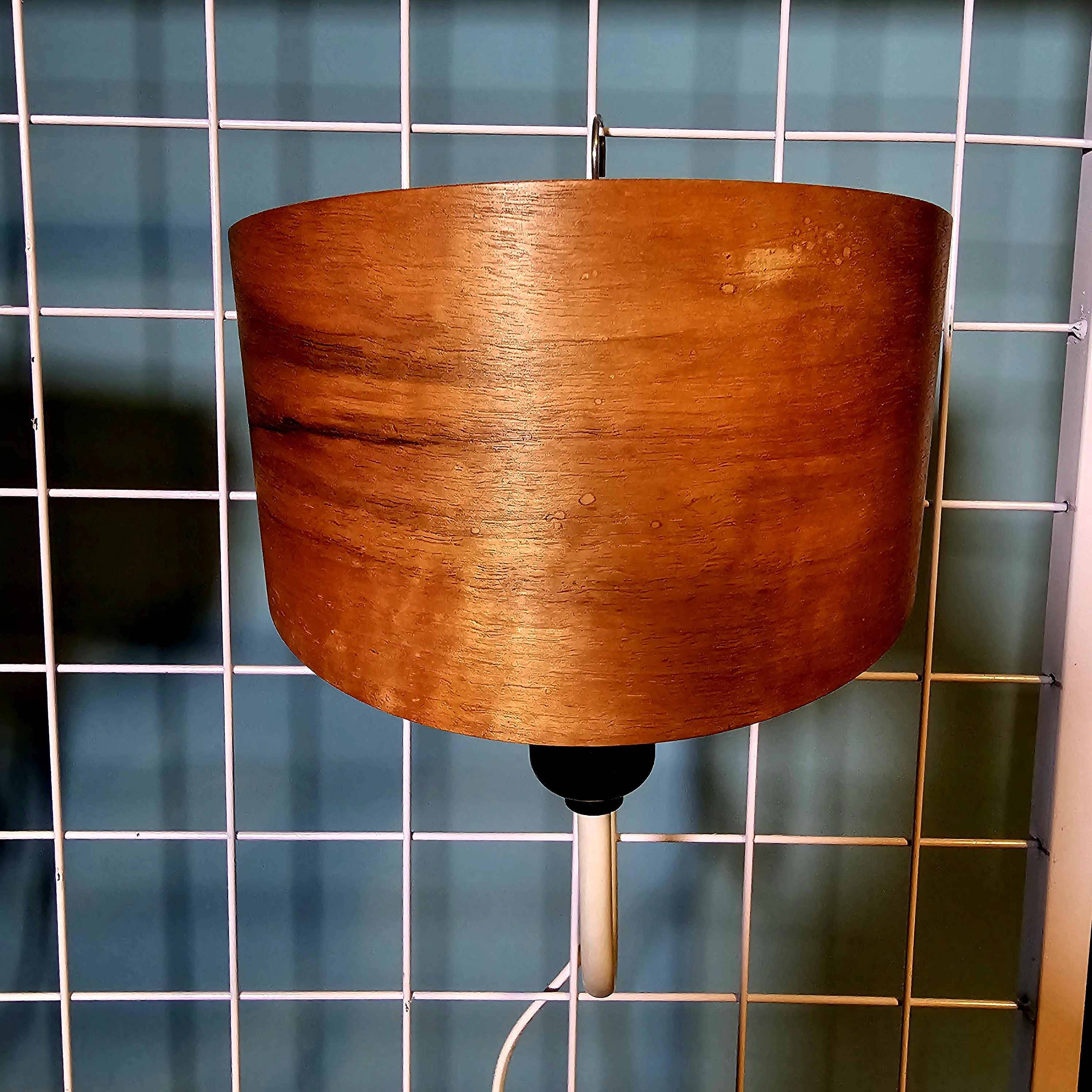 Louis kalff (1897-1976) for philips, pair of nx40 wall lights in wood, opaline glass, and lacquered metal,