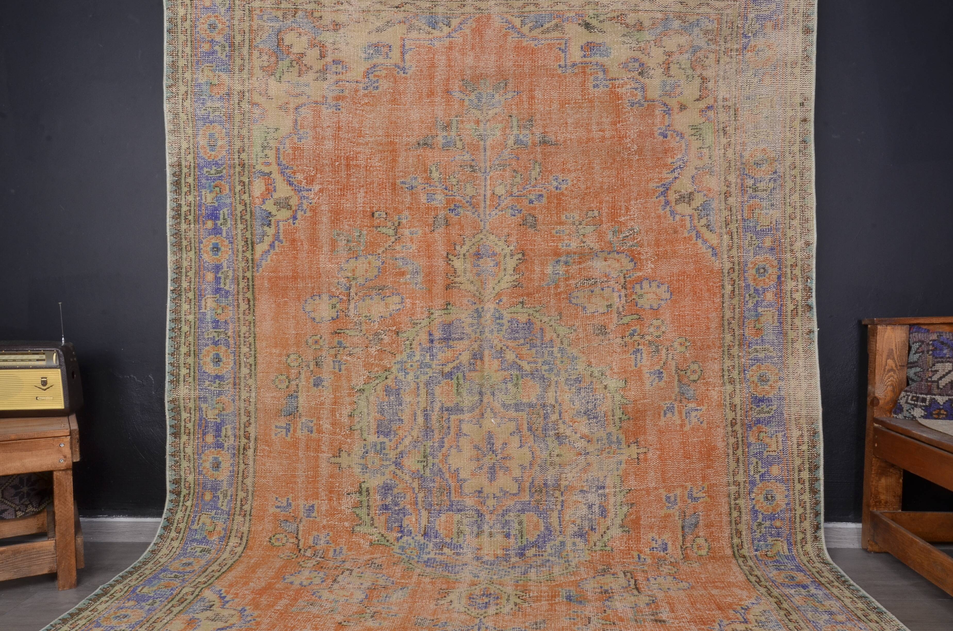 Oushak Vintage Tribal Rug sku2317