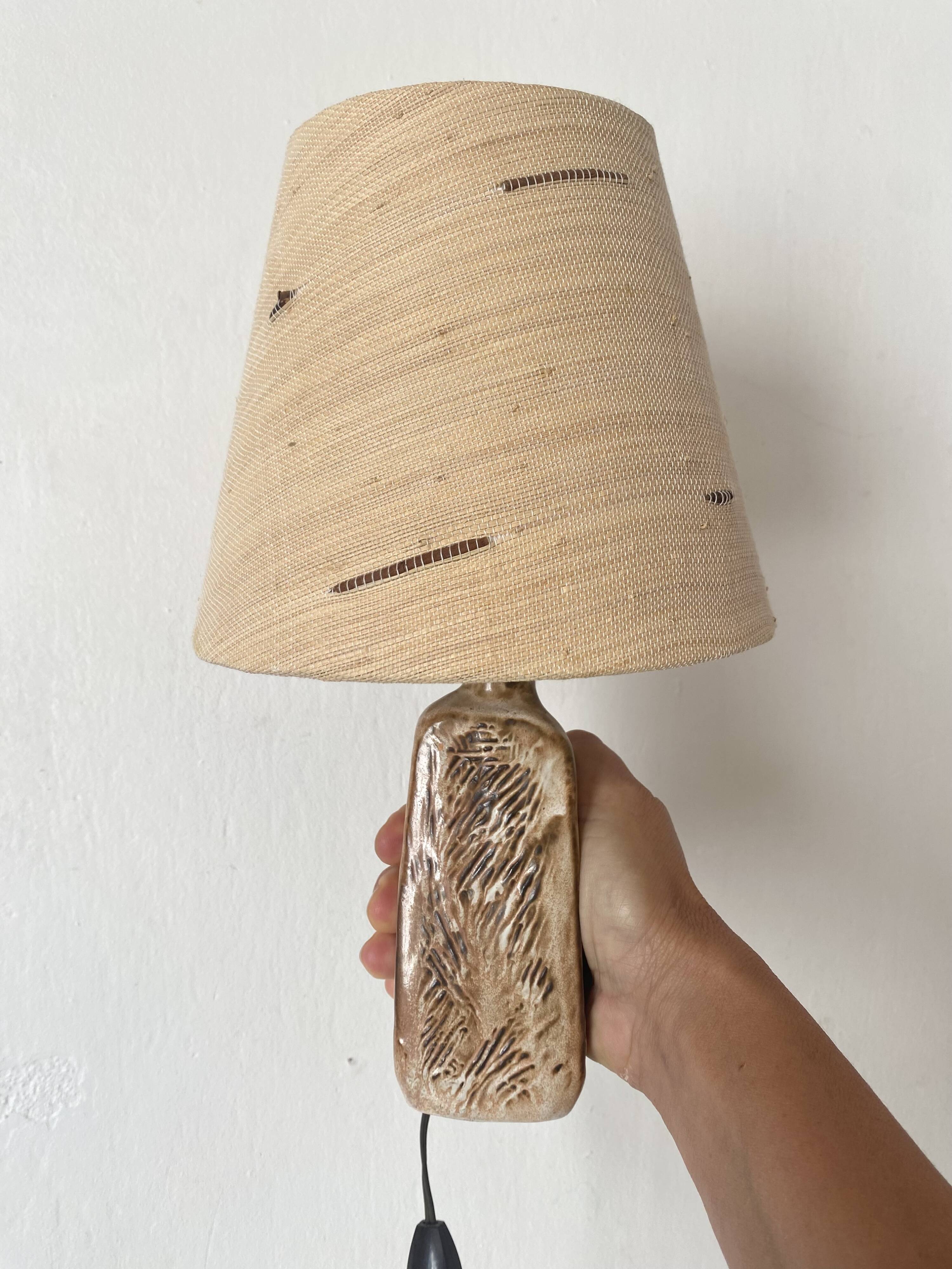 Vintage ceramic handcrafted floor lamp