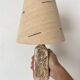 Lampe pied en céramique artisanat vinta