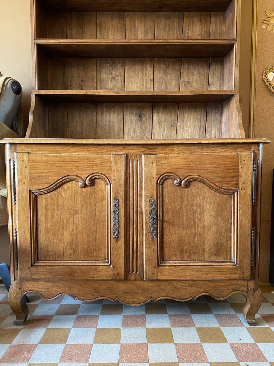 Antique oak sideboard