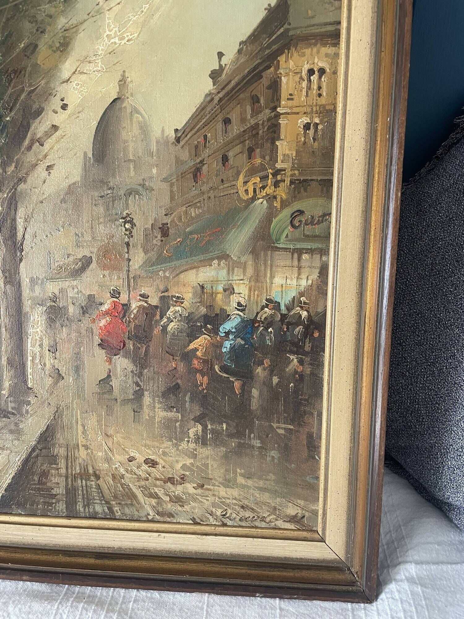 Signed Montmartre painting