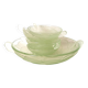Art Deco dessert service in uraline, salad bowl and cup
