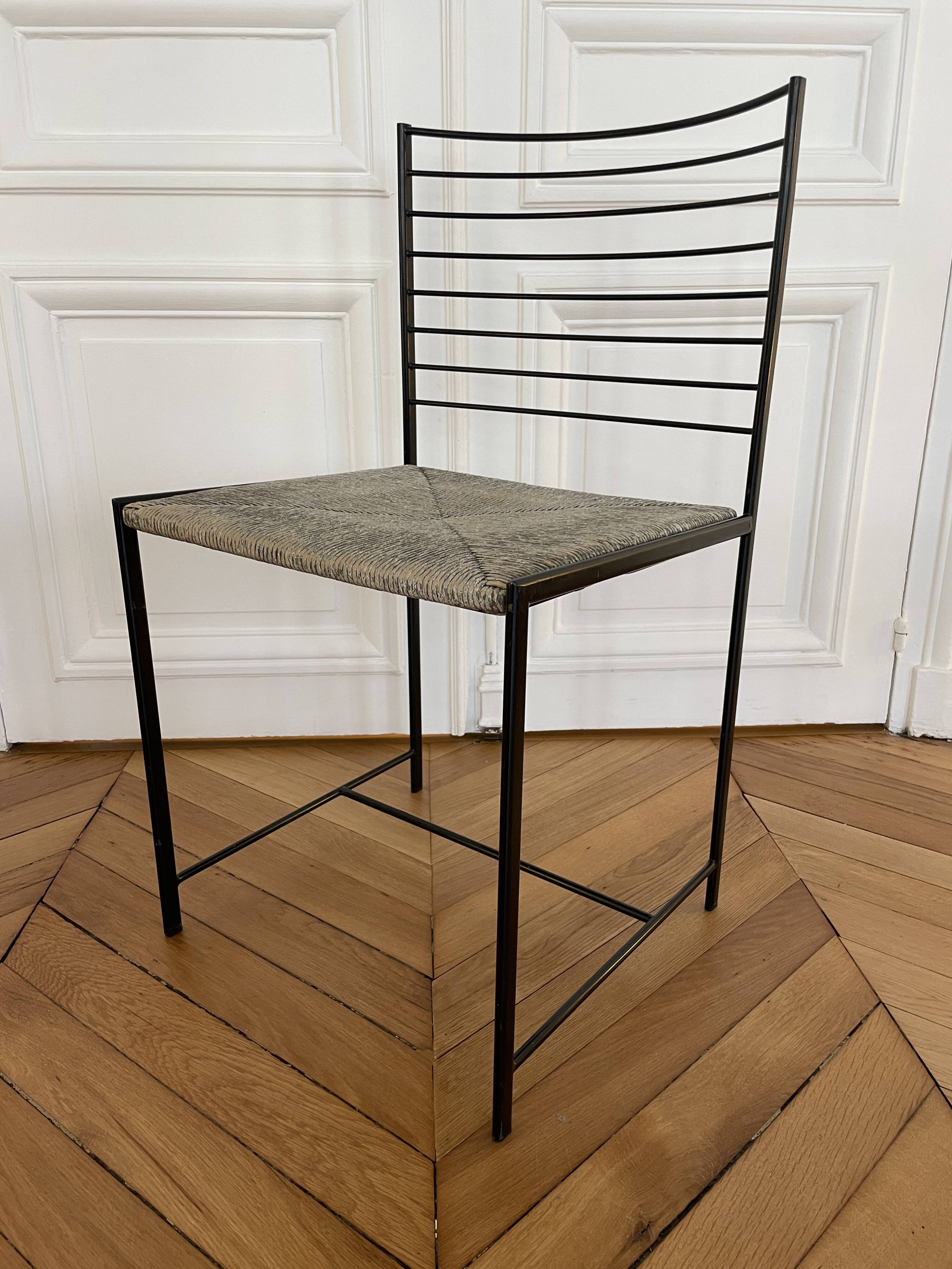 Spaghetti Chair Giandomenico Belotti for Cidue - Woven Paper Finish
