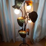 Floor lamp rhubarb leaf 70s