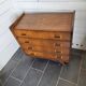 Vintage 60s oak chest of drawers