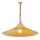 Vintage plexiglass "witch hat" pendant light