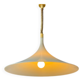 Vintage plexiglass "witch hat" pendant light