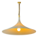 Vintage plexiglass "witch hat" pendant light