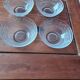 4 coupelles en verres