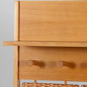 Rattan coat rack produced by Uluv in the 1960s