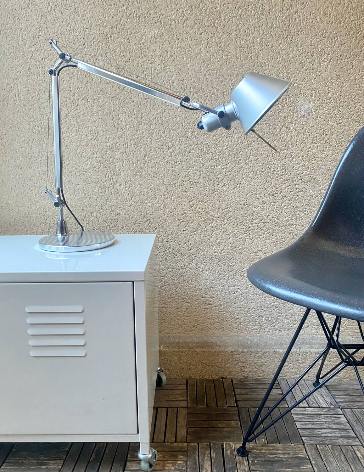 Tolomeo mini led desk lamp on designer base By Lucchi & Fassina excellent condition