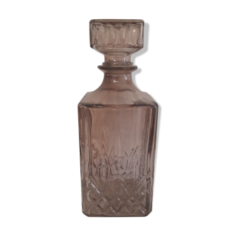 Carafe à whisky en verre fumé