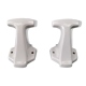 Pair of art deco porcelain coat racks