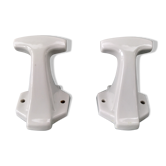 Paire de porte manteau en porcelaine art déco