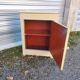 Antique jam maker in vintage painted oak