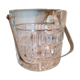 Molded glass ice bucket