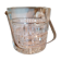 Molded glass ice bucket