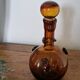 Carafe en verre bullé