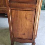 Vitrine style louis xv 1 porte en merisier