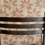 Wrought iron armchairs