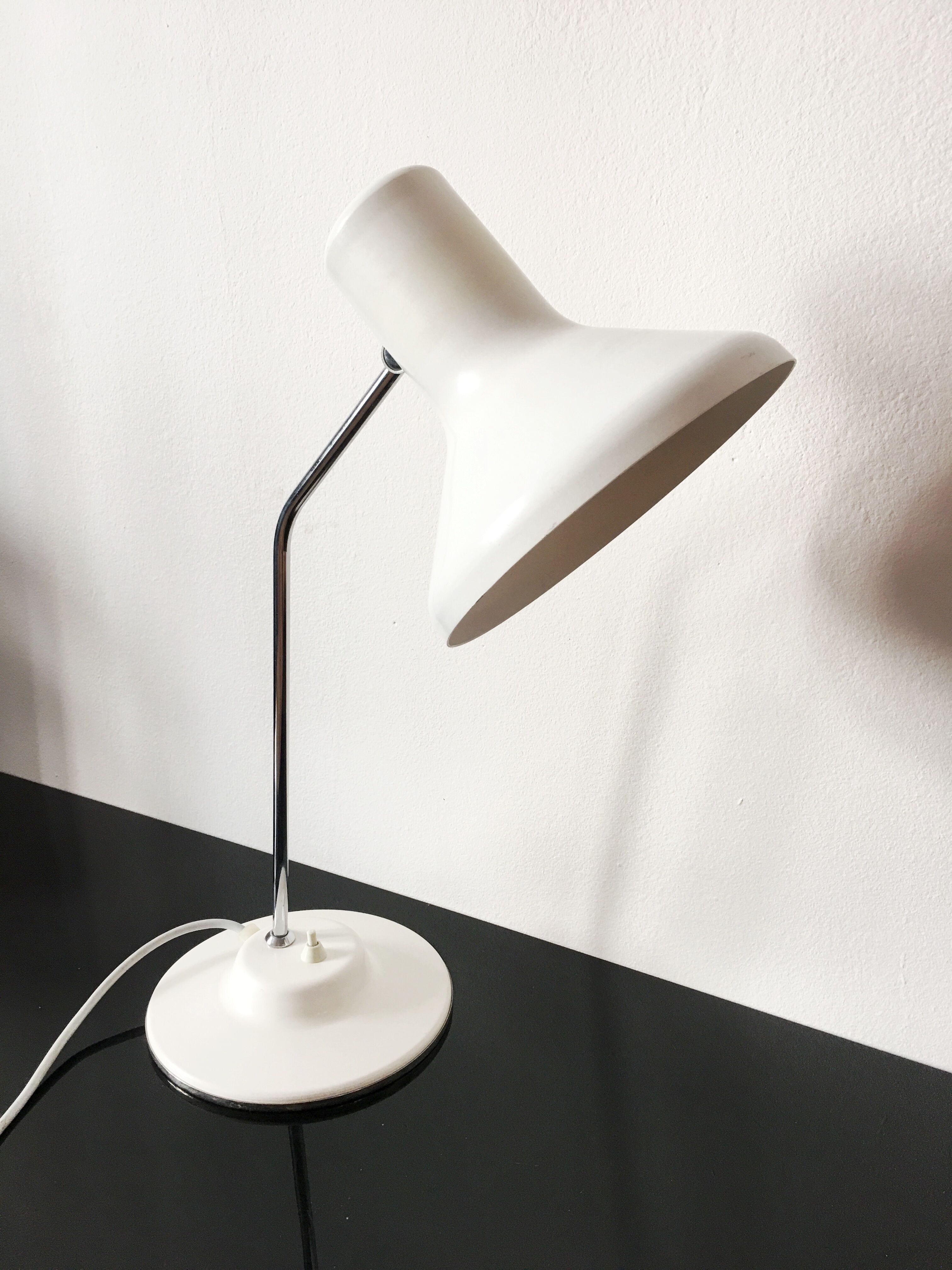 White Table Lamp for Napako - 1960s