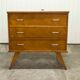 Commode scandinave 3 tiroirs années 60 pieds compas