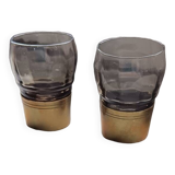2 verres à liqueur