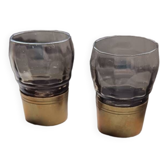 2 verres à liqueur