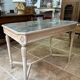 Table style Louis XVI en marbre vert